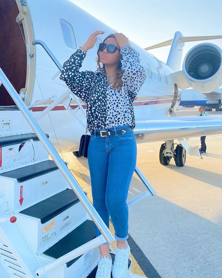 Regina Daniels Private Jet