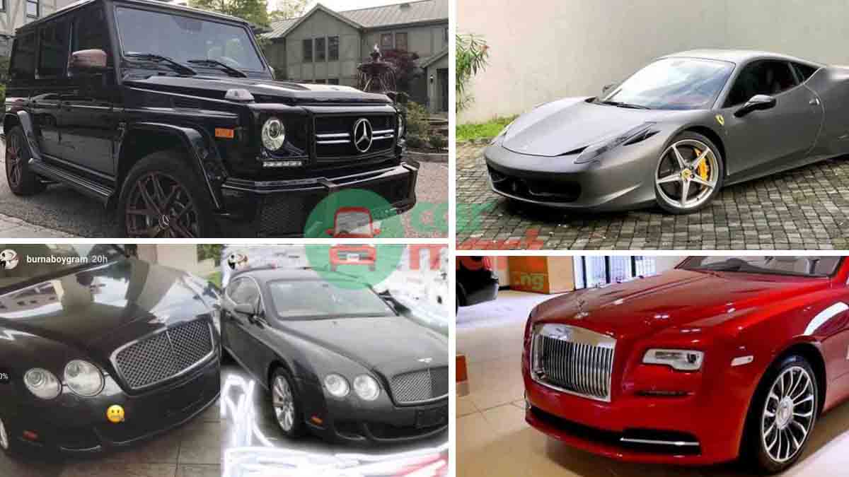 Burna Boy Car collections