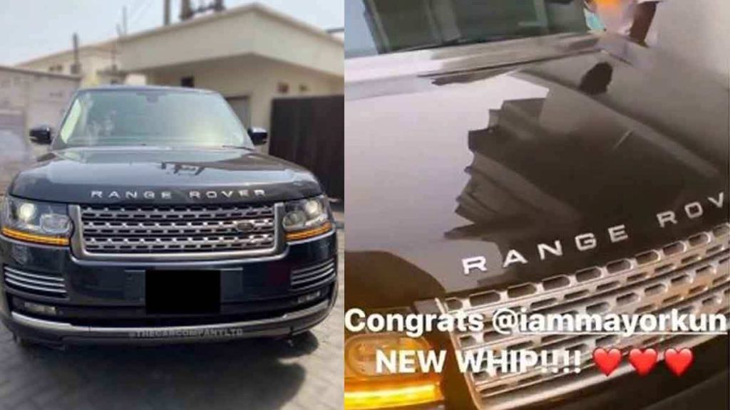 Mayorkun Range Rover SUV