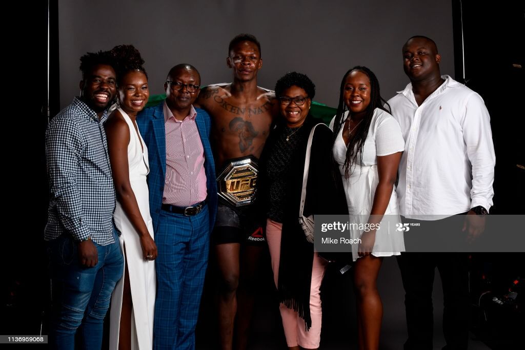 Israel Adesanya family