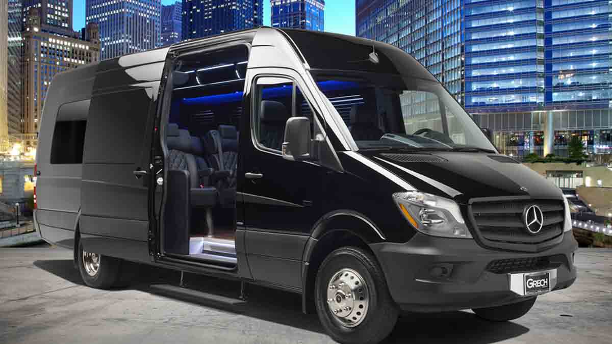 Davido luxury sprinter bus