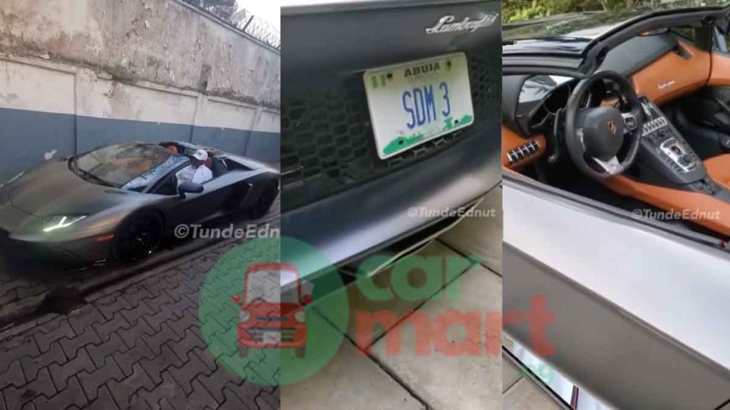 Dino Melaye 2020 Lamborghini Aventandor Roadstar