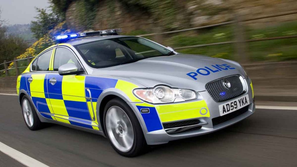 Jaguar XF - England police