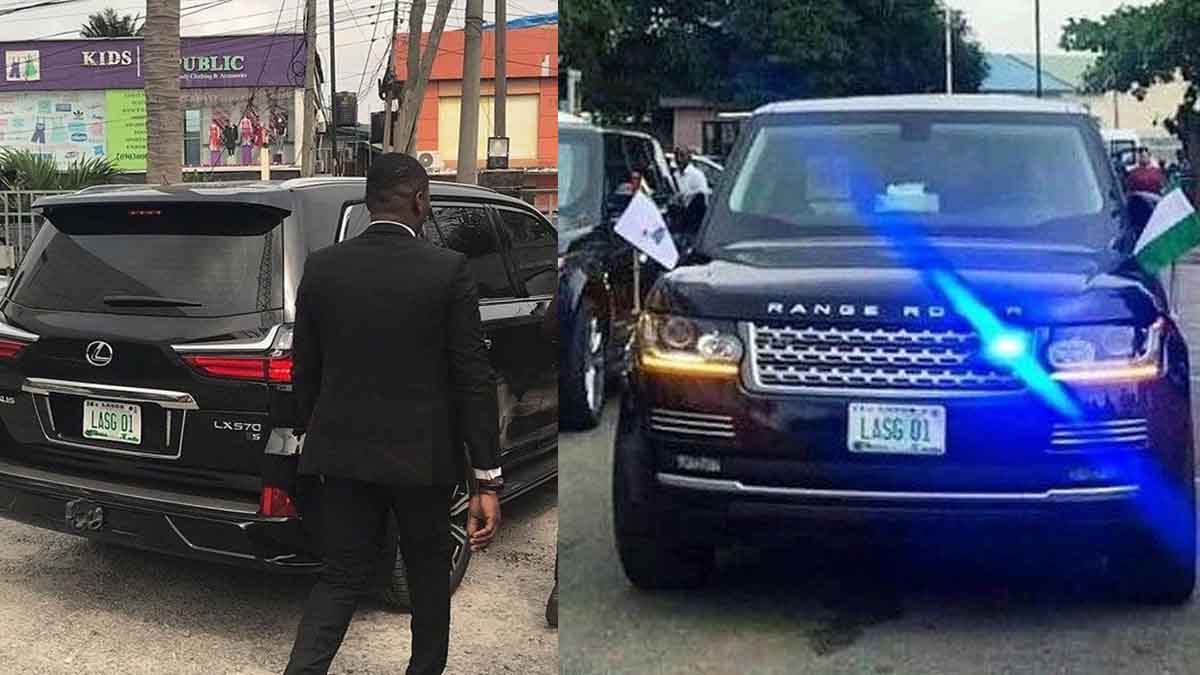 Governor Babajide Sanwo-Olu Official Cars