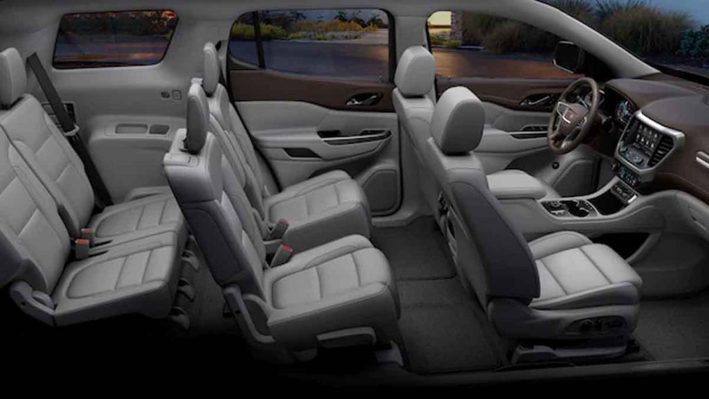 2021 GMC Acadia interior