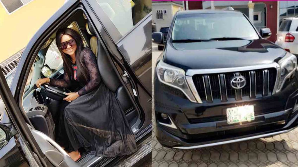 Yemi Alade Toyota Prado SUV