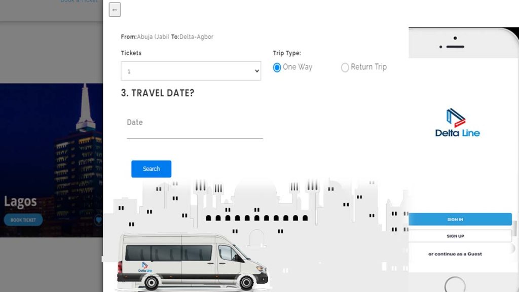 Delta Line Online Booking