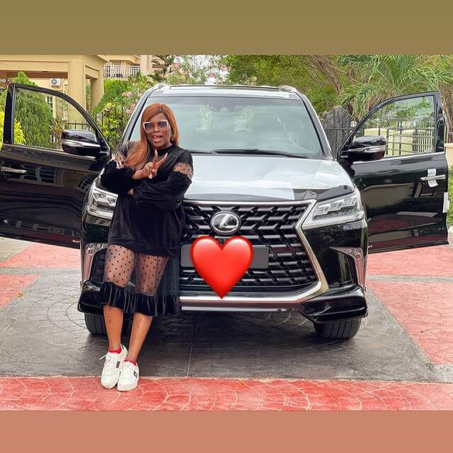 Funke Akindele Buys Brand New Lexus LX 570 SUV