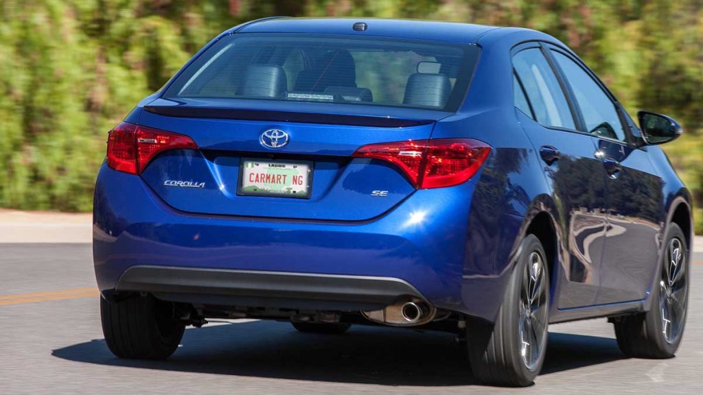 2017 Toyota Corolla backview