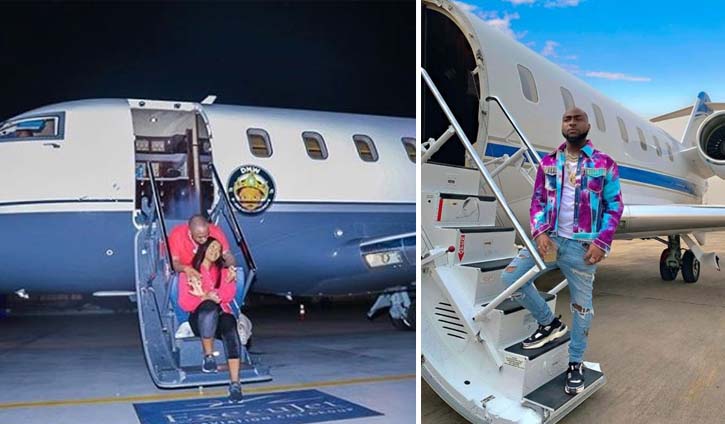 Davido Private Jet