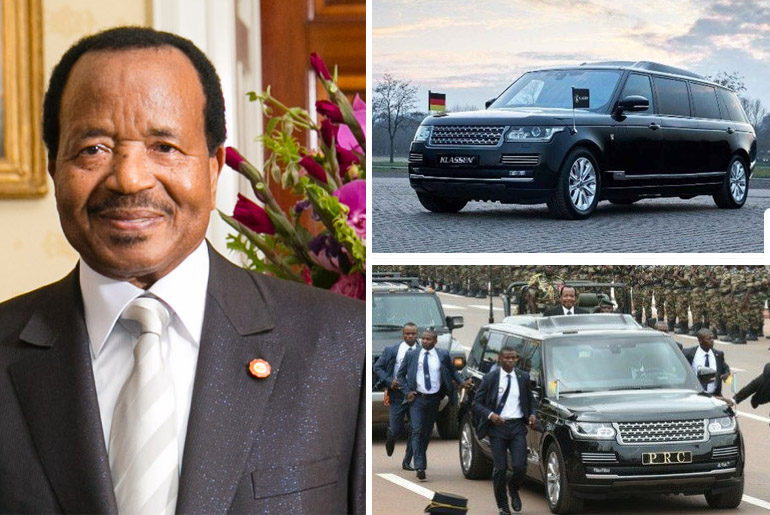 President Paul Biya of Cameroon Cars