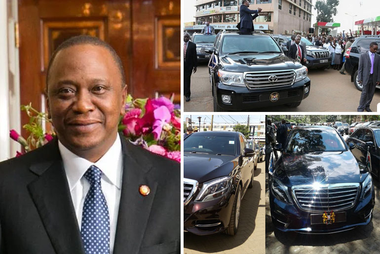 President Uhuru Kenyatta of Kenya cars