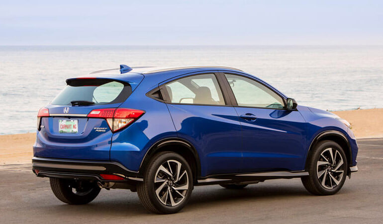 2021 honda hr-V back view