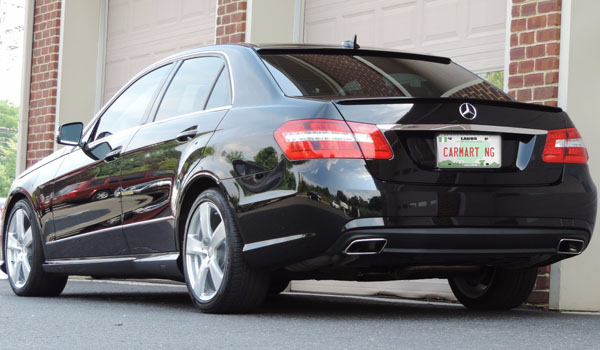 2011 Mercedes-Benz E350 back view