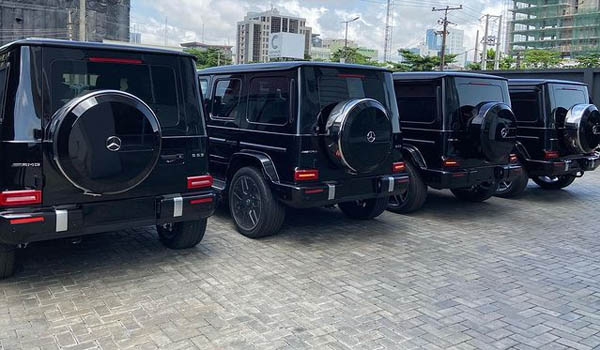 2021 Mercedes Benz G63 back view