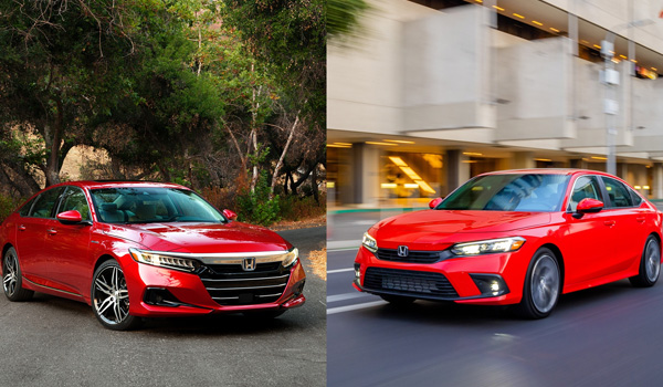 2022 Honda Civic Vs. 2022 Honda Accord