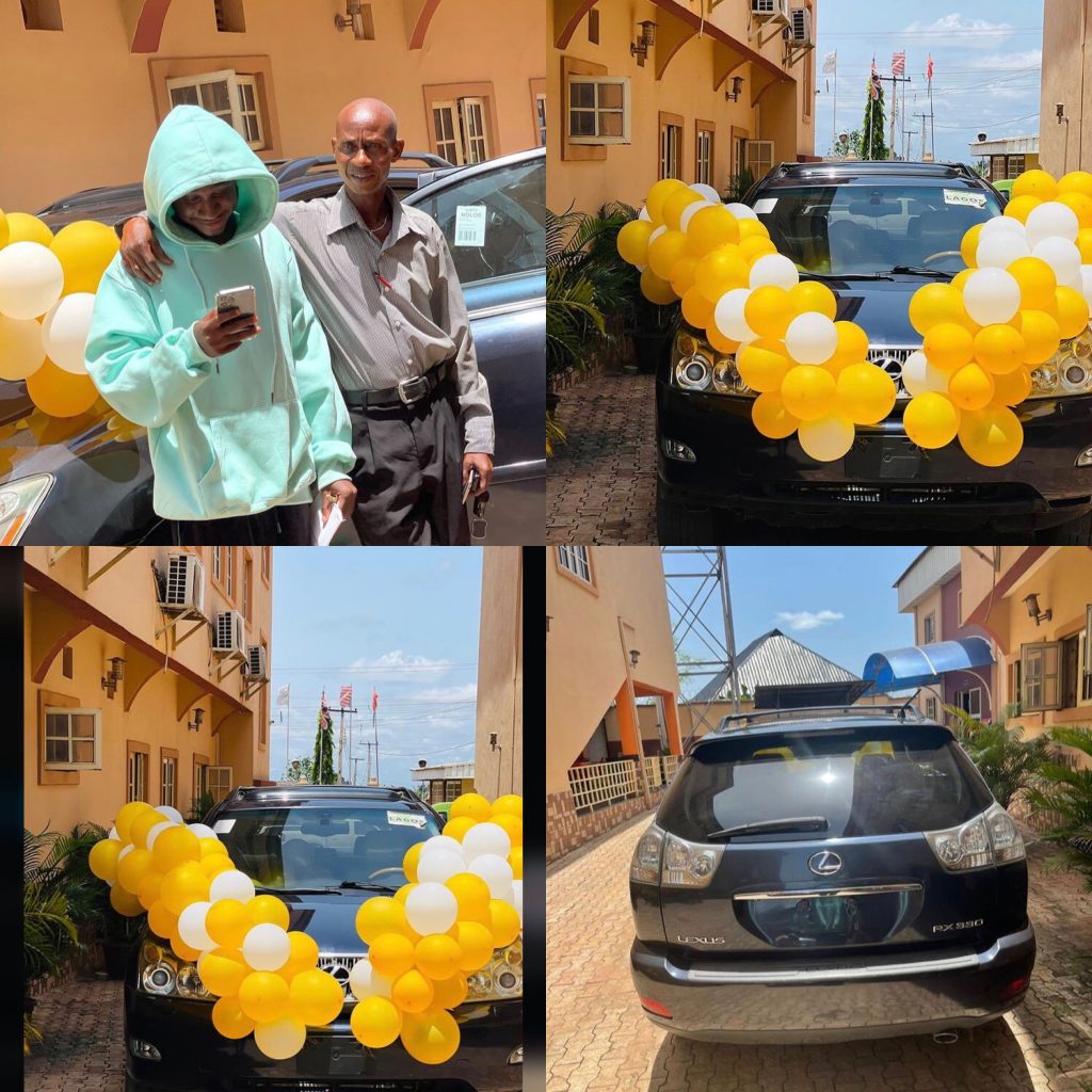 Comedian Casting Milli, his father and the brand new car