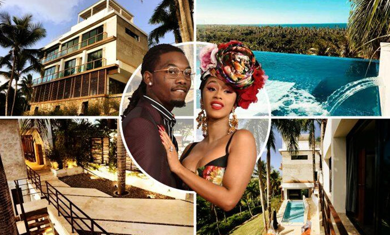 cardi B Hilltop Mansion in the Caribbean