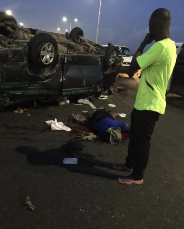 The car crash at Third Mainland Bridge