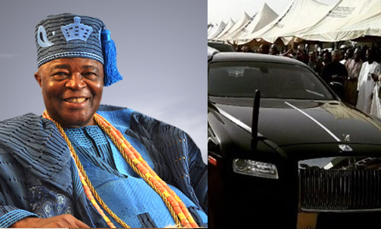 Alake of Egbaland rolls royce