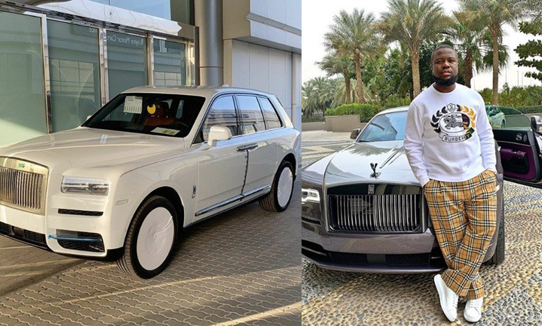 Hushpuppi rolls royce