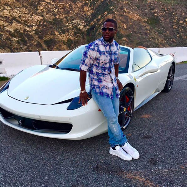 KEVIN HART FERRARI 488GTB