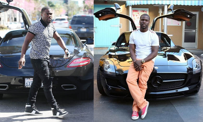 Kevin Hart Black Mercedes-Benz SLS AMG