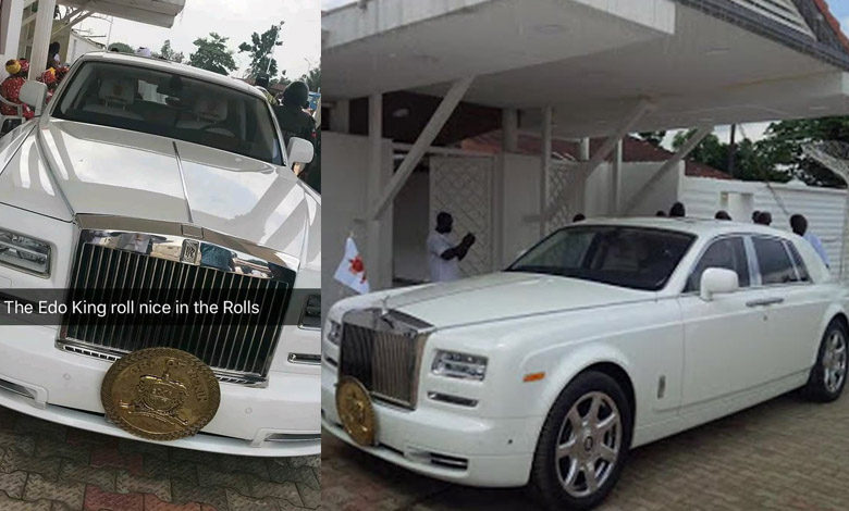 Oba Ewuare N’Odigan II Oba of Benin Rolls royce