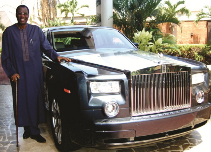 Otunba Gbenga Daniel rolls royce