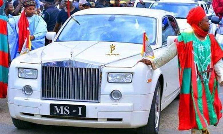 Sanusi II Emir of Kano rolls royce