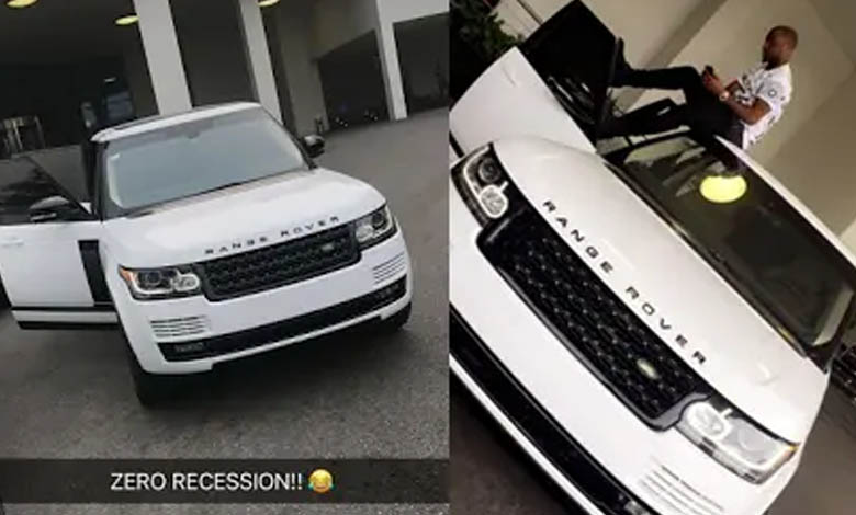 Davido 2017 Range Rover Sports