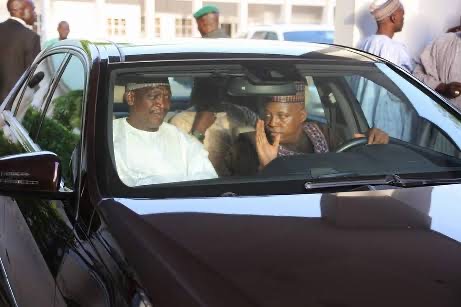 Kashim Shettima driving 