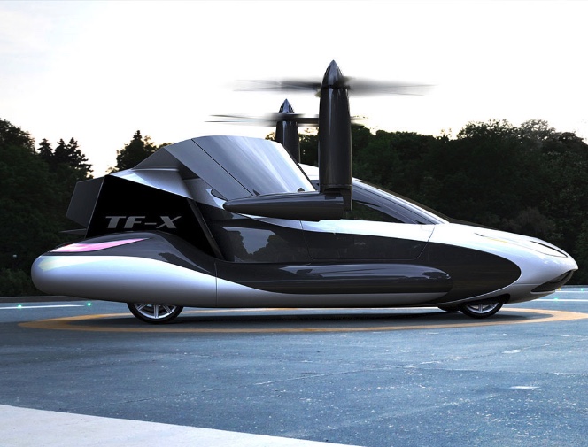 Terrafugia TFX flying car concept