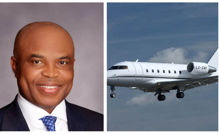 Dr. Bryant Orjiako private jet