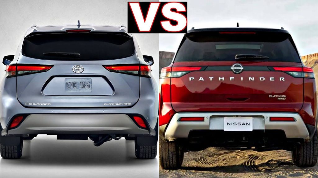 2023 Toyota Highlander Vs. 2023 Nissan Pathfinder