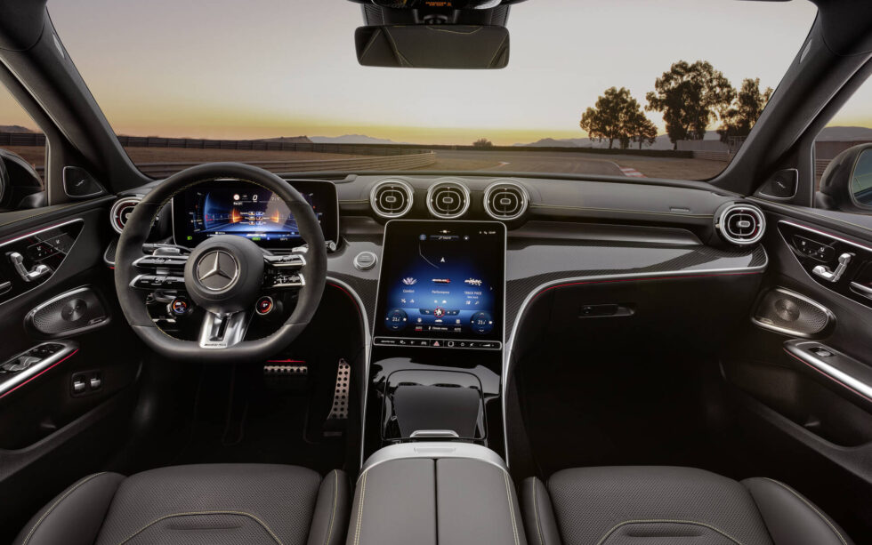 Interior of the New Mercedes AMG C63 S