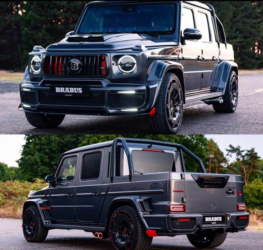 Rear View of the New Brabus Pick Up