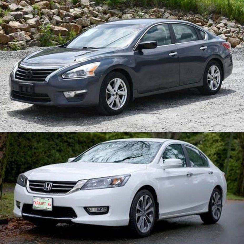 2013 Nissan Altima  vs 2013 Honda Accord