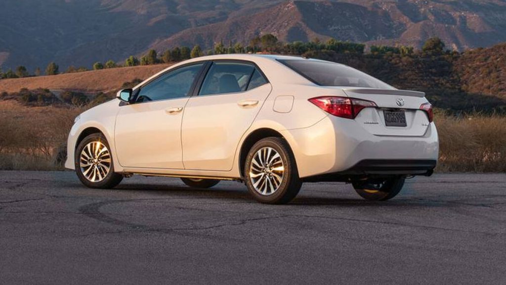 2019 Toyota Corolla back view