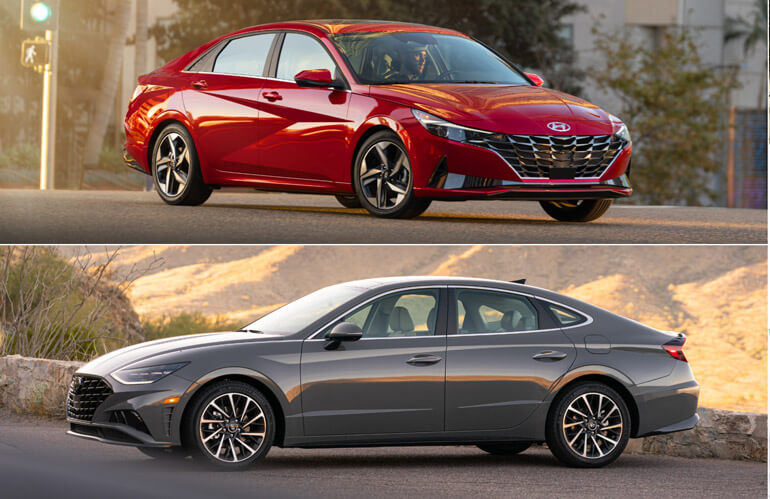  2021 Hyundai Elantra vs. 2021 Hyundai Sonat