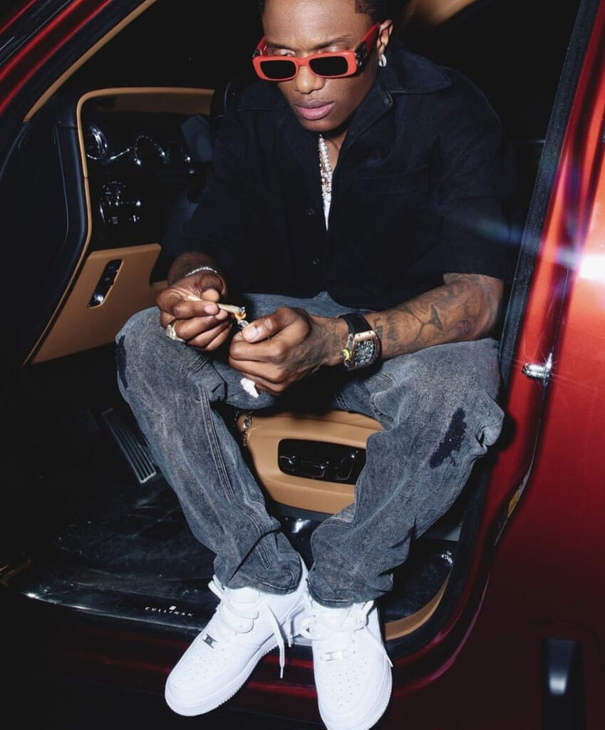 Wizkid & His Rolls Royce