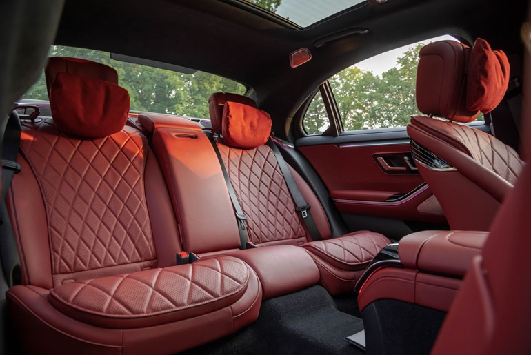 Armored Mercedes S-Class Interior