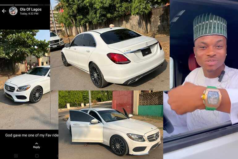 Ola of Lagos Splashes Millions as He Buys 2016 Mercedes-Benz C300