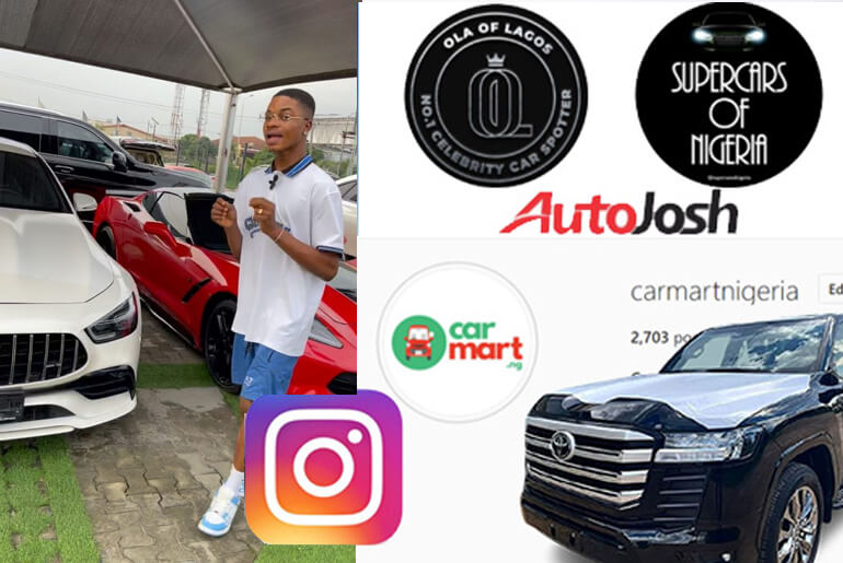 10 Most Followed Instagram Pages Dedicated To Cars In Nigeria