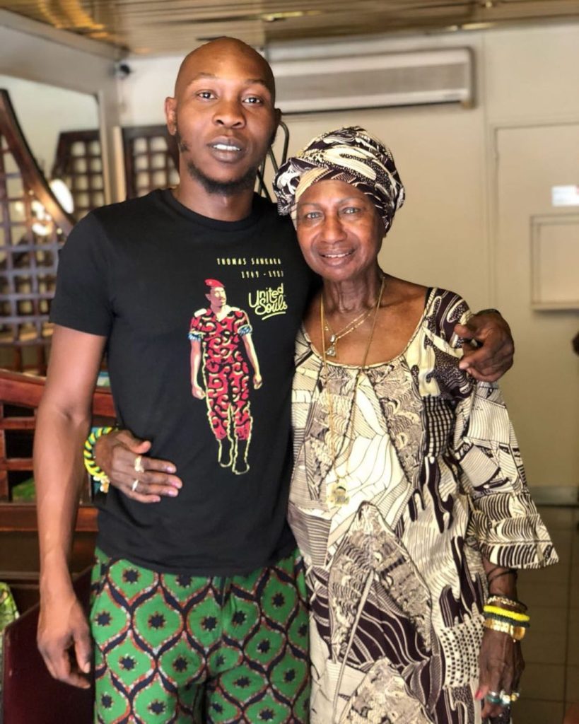 Seun Kuti and mother