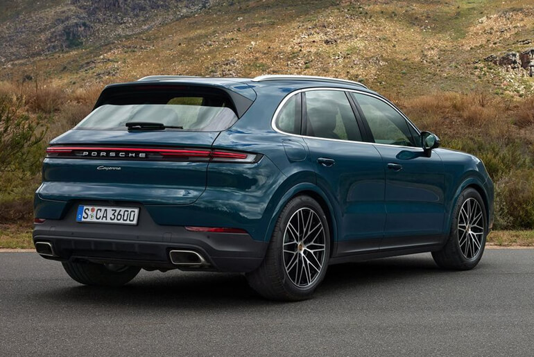 2024 Porsche Cayenne back view