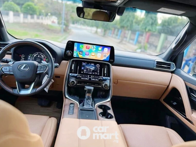 Brand new 2023 Lexus LX600 interior