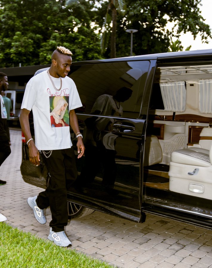 Victor Osimhen Shows Off The Interior Of His Exotic Mercedes Sprinter Interior