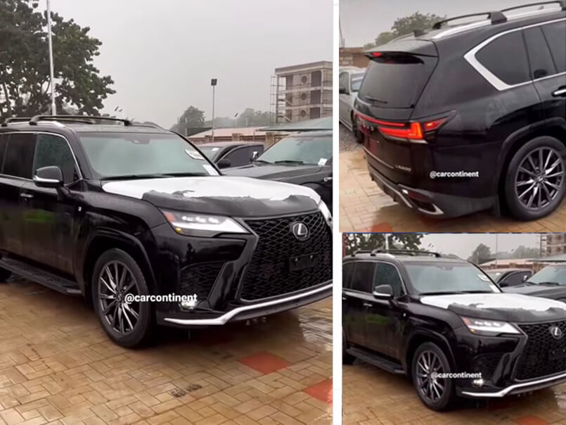 Video Shows The Moment N200 Million Lexus LX600 Arrived For Delivery