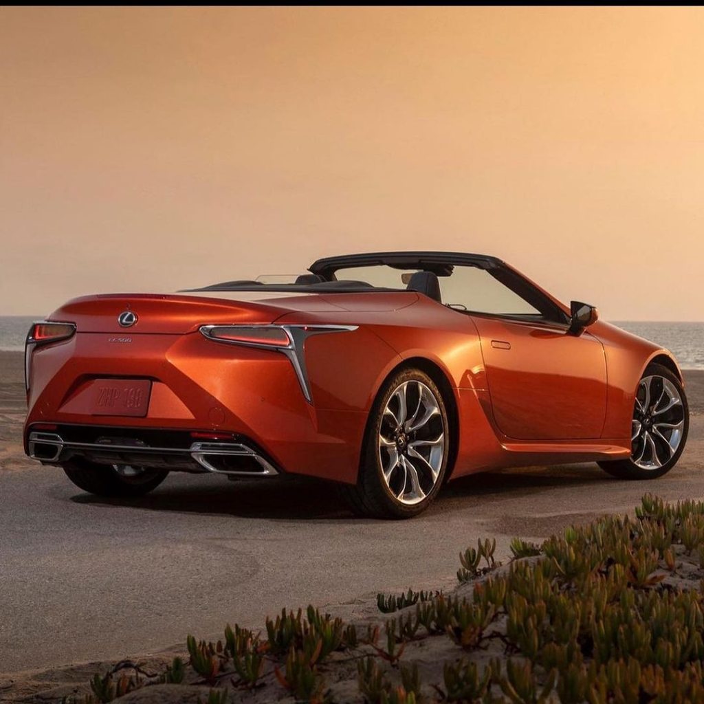 2024 Lexus LC 500 Convertible back view